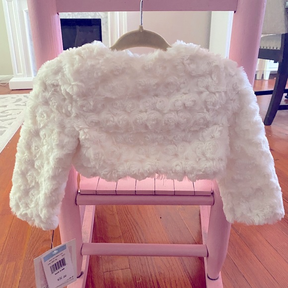 Bonnie Baby Faux Fur Sweater size 6/9 months - Picture 2 of 2